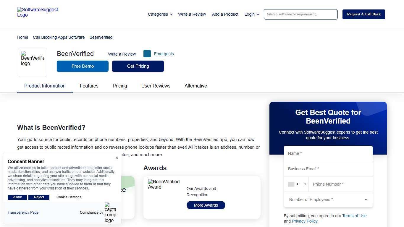 BeenVerified - Pricing, Features, and Details in 2026